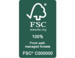 FSC 100% Certified Logo