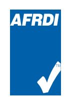 AFRDI Blue Tick Logo