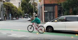 Safer Riders with Bicycle & Scooter Activated Lights Logo