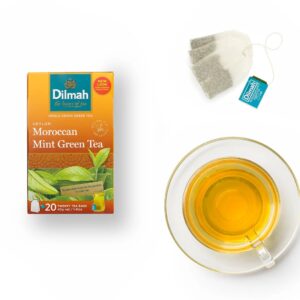 Dilmah Ceylon Green Tea with Moroccan Mint Logo